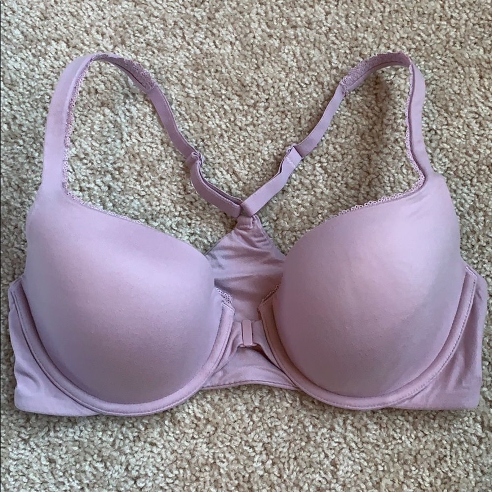 VS body by victoria racerback demi bra